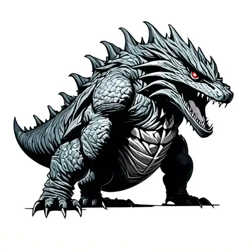 Kaiju No 8 tattoo design idea