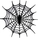 Spider Web Nipple tattoo design idea