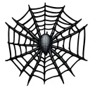 Spider Web Nipple tattoo design idea