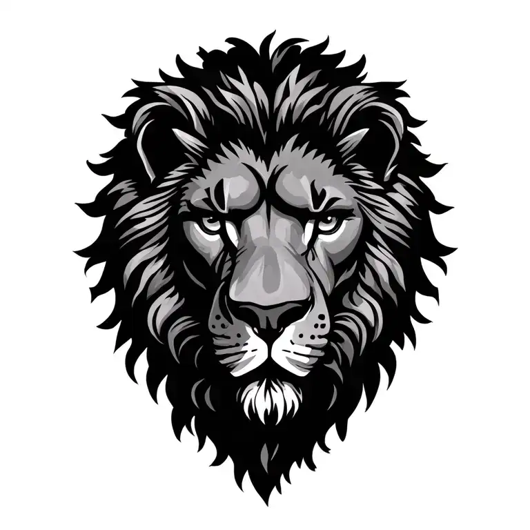 dutch windmill with dutch lion head tattoo design idea