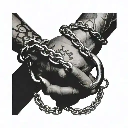 $uicideboy$ new chains same shackles tattoo design idea