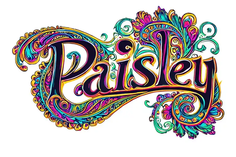 "Paisley " paisley pattern inspired design tattoo design idea