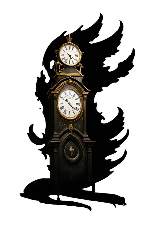 , Posiedon, Strong, Clock tattoo design idea