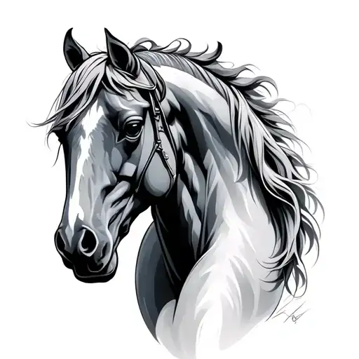 Pale Horse tattoo design idea