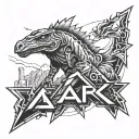ark survival evolved implant tattoo design idea