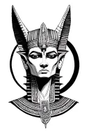 Osiris, ra, anubis tattoo design idea