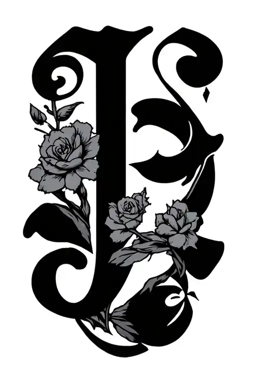 j man lettering tattoo tattoo design idea