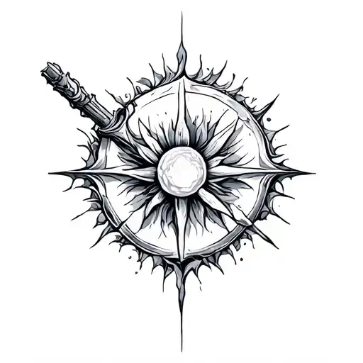 salt and light tattoo design idea