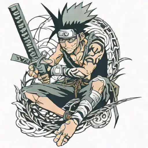 Zabuza tattoo design idea