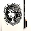 Rekha Prasad tattoo design idea