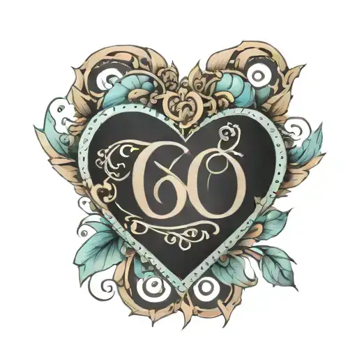 turkish nazar as a love heart with the name Lara-şerife in the middle and tanrının hediyesi linked by infinity and XO   tattoo design idea