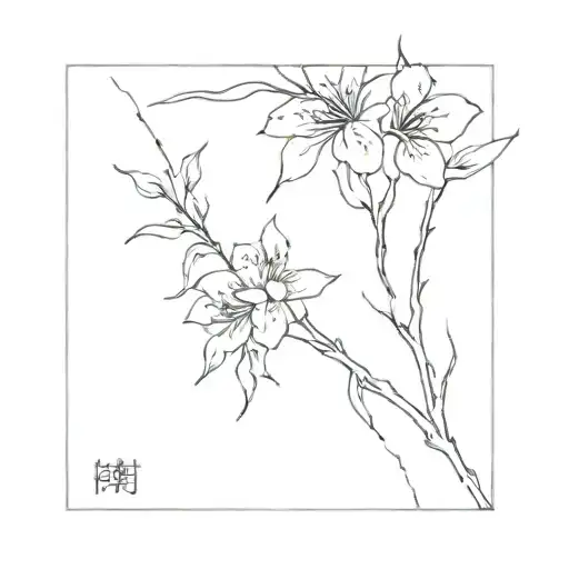 a tattoo that would express the uniqueness of a person, with Japanese strokes, but not too pronounced tattoo design idea