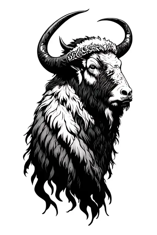highwayman the white buffalo tattoo design idea
