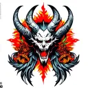 belial tattoo design idea