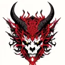 belial tattoo design idea