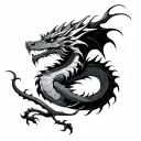 Dragon tattoo design idea