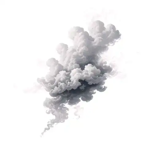 Filler Clouds and Smoke tattoo design idea