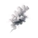 Filler Clouds and Smoke tattoo design idea
