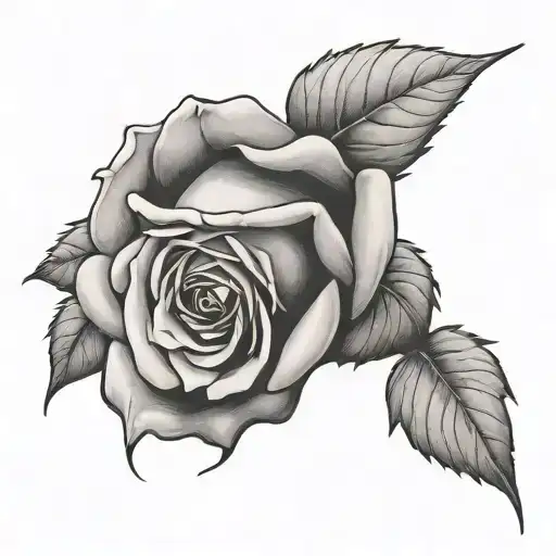 poem rose that grew from concrete tattoo design idea