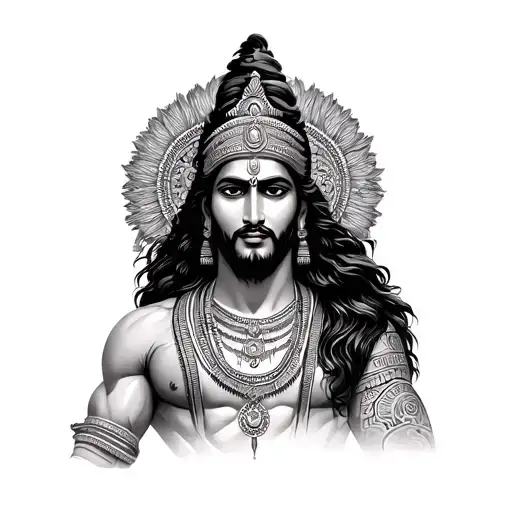 Mahabharat tattoo design idea