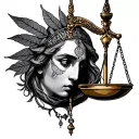 Libra tattoo design idea