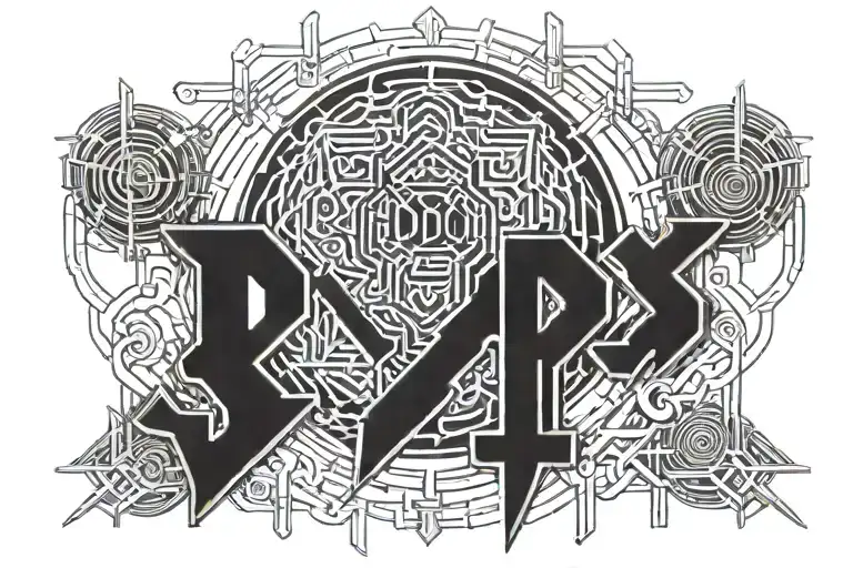 Daddys Little Slut tattoo design idea