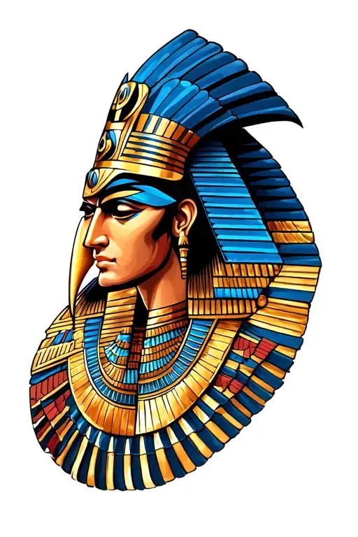 egipt god thoth tattoo design idea