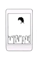 simple Polaroid frame outline with: A blurry silhouette inside The bottom “drip” of the Polaroid melting or dissol tattoo design idea