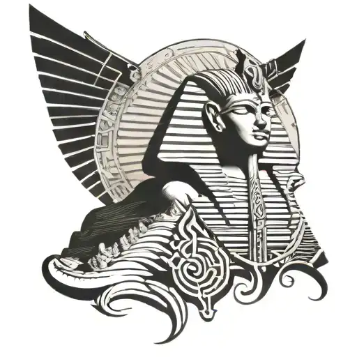 annunaki, egypt, mankind tattoo design idea