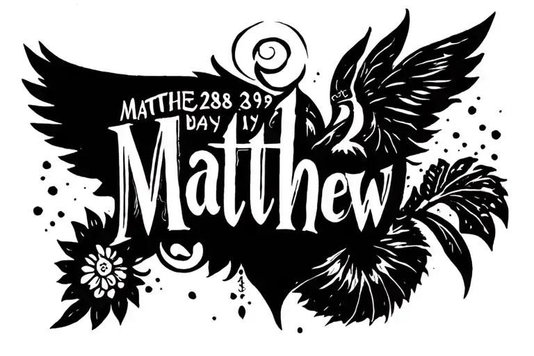 Matthew 28:19 tattoo design idea