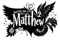 Matthew 28:19 tattoo design idea