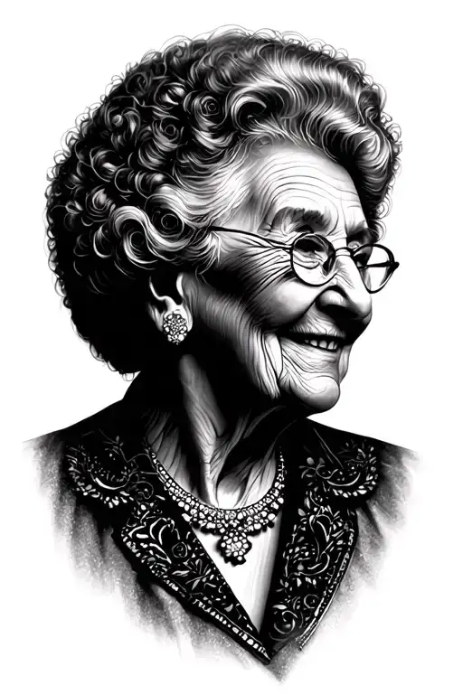 grandma memory tattoo tattoo design idea