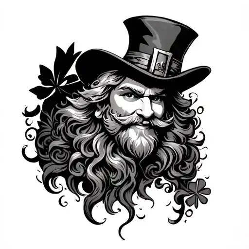 Leprechaun tattoo design idea