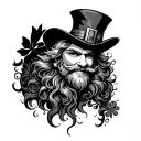 Leprechaun tattoo design idea