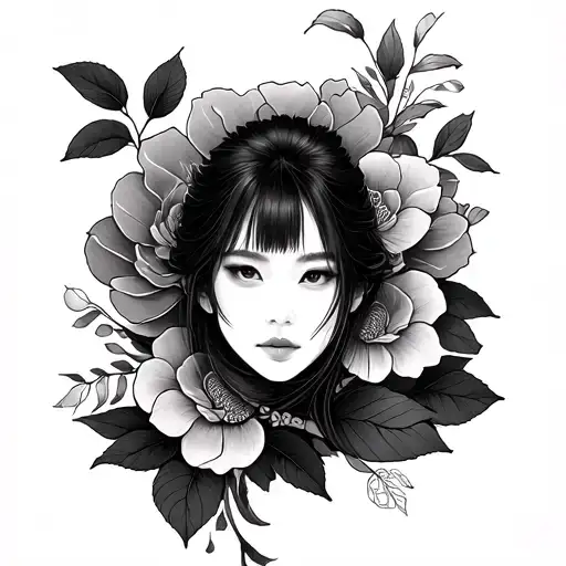 Korean tattoo design idea