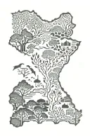 south Africa ireland tattoo design idea