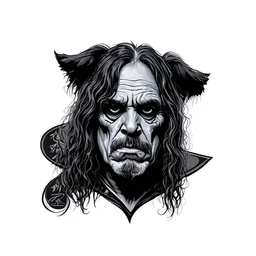 Ozzy tattoo design idea
