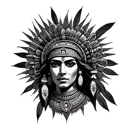 Inca tattoo design idea