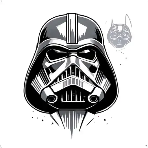 Simple Star Wars tattoo design idea