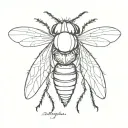 small minimal tattoo of a fly made to go under the eye, simple, outline, tattoo design idea