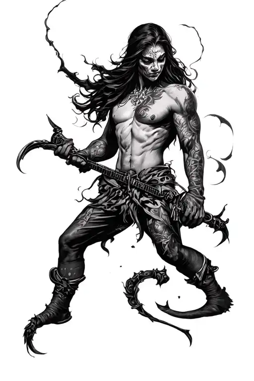 Solo Levelling tattoo design idea