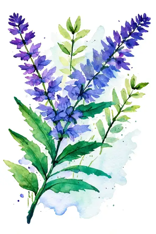 Scottish Heather tattoo design idea