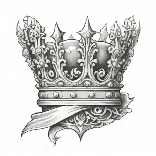 crown w 1987 in Roman numerals for right hand tattoo design idea