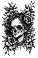 Blind and mute deaf tattoo design idea