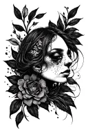 Blind and mute deaf tattoo design idea