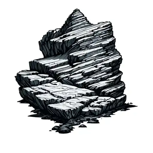 geology tattoo design idea