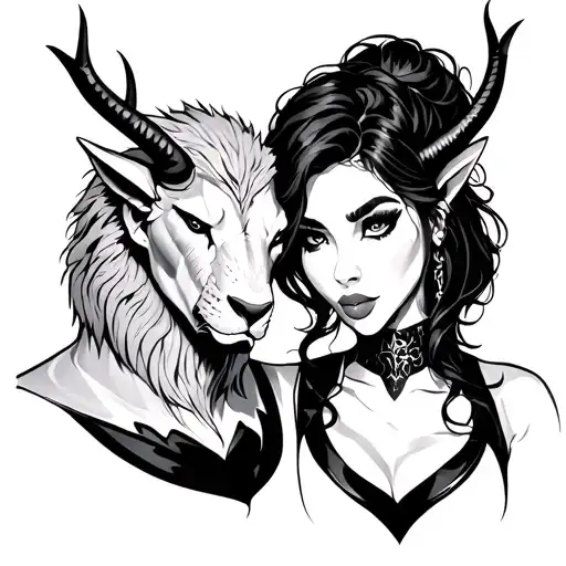 best friends Fortnite vampire dairies Leo Taurus forever tattoo design idea