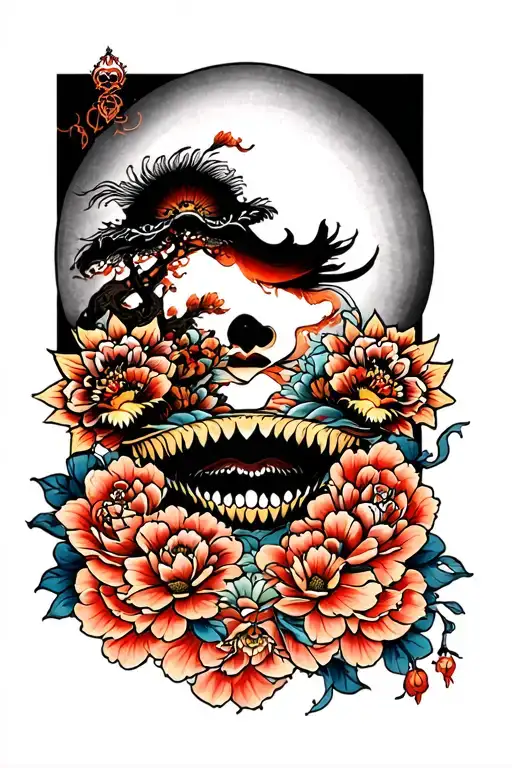Neo Traditional Japanese tattoo tattoo design idea
