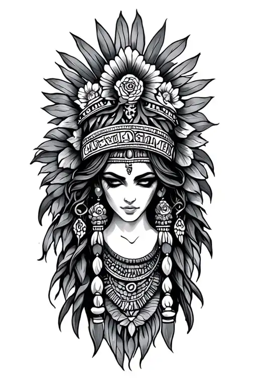 Chichimeca tattoo design idea