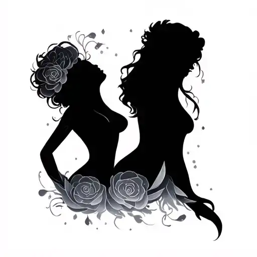 Virgo And Gemini tattoo design idea